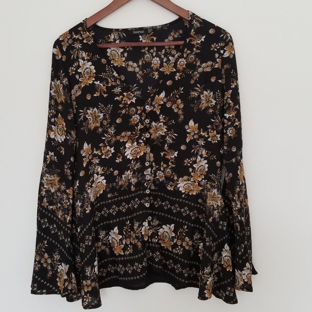 Boohoo boho top